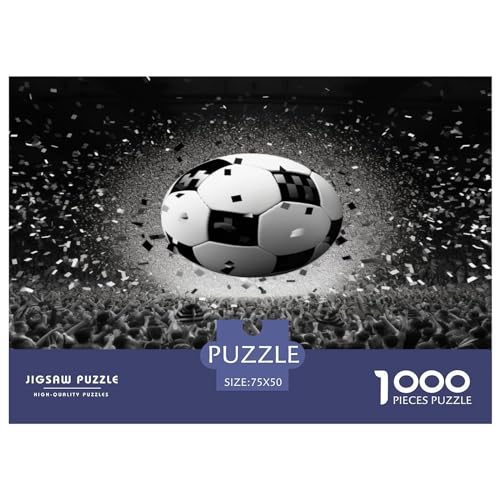 Fußball Puzzle 1000 Teile Erwachsener Kniffel Spaß Für Die Ganze Familie - Abwechslungsreiche 1000 Puzzleteilige Motive Puzzlespiel Erwachsene, Puzzel 1000pcs (75x50cm) von XTDHRTEOD