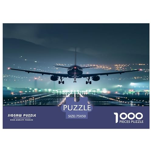 Passenger Luftfahrzeuge Puzzle 1000 Teile Puzzle Erwachsene Schwieriges Schwer Puzzle Für Erwachsene Und Kinder Ab 14 Jahren Puzzel 1000pcs (75x50cm) von XTDHRTEOD