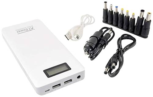 XTPower XT-16000 QC3 Powerbank 15600 mAh Li-Ion USB, DC-Buchse 3.5mm Weiß von XTPower