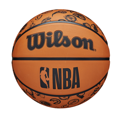 XTREM Toys and Sports Wilson NBA Basketball All Team Orange/Black, Gr. 7 von XTREM Toys and Sports