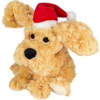 Singender Hund X-Mas Bello Shout/Merry Christmas, Höhe 27 cm von XTREM Toys & Sports GmbH