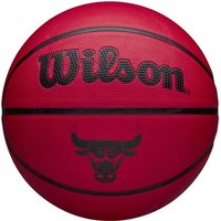 Wilson NBA Basketball CHICAGO BULLS, Gr. 5, unaufgeblasen von XTREM Toys & Sports GmbH