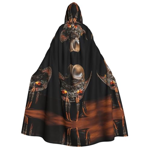 XTYGETY American West Rodeo Hut Halloween Weihnachten Umhang Kapuze Unisex Vampir Zauberer Robe Mittelalter Umhang Ranger Umhang von XTYGETY