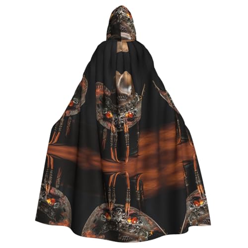 XTYGETY American West Rodeo Hut Kapuzenumhang Unisex Halloween Weihnachten Umhang Vampir Zauberer Robe Cosplay Kostüm von XTYGETY