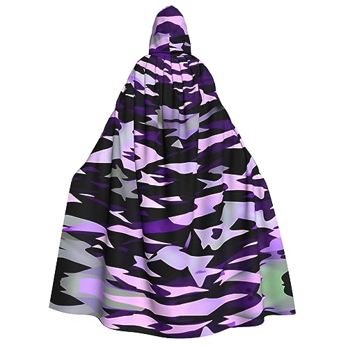 XTYGETY Amerikanischer Camouflage-Umhang mit Kapuze, Unisex, Vampir-Zauberer-Umhang, Mittelalter-Umhang, Rangerumhang von XTYGETY