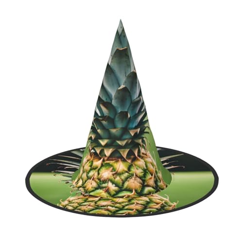 XTYGETY Be A Ananas Halloween-Hexenhut, einzigartig, tragbar, Party-Kopfschmuck, Hexendekoration, festliche Kopfbedeckung von XTYGETY