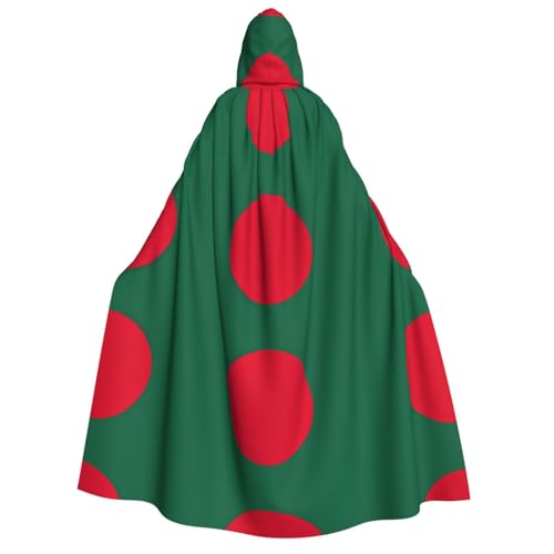 XTYGETY Umhang mit der Flagge von Bangladesch, Halloween, Weihnachten, Unisex, Vampir, Zauberer, Gewand, Mittelalterlicher Umhang von XTYGETY