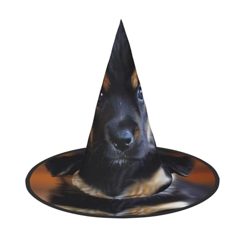 XTYGETY Welpe Hund Halloween Hexenhüte Einzigartig Tragbar Party Kopfschmuck Hexe Dekor Festliche Kopfbedeckung von XTYGETY