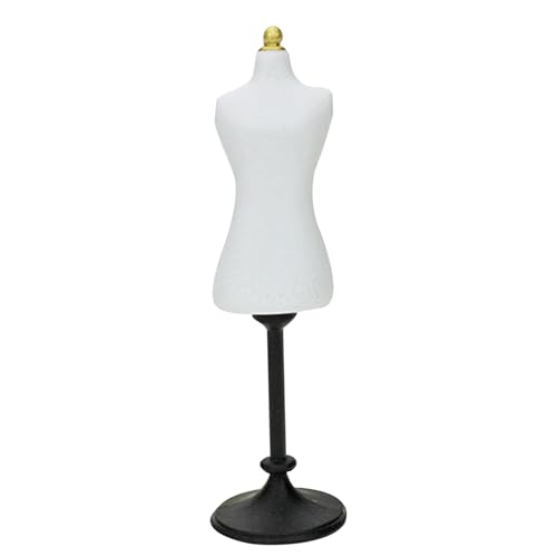 Kleiderform Mannequin, 3x1 Harz Miniatur Mannequin, 1/12 Puppenkleidung Mini Kleiderform Schaufensterpuppe Puppenhaus Accessoires für Puppengarderobe Puppenkleidung Formulare Spielzeug, Mini Kleid Fo von XUEYEGONGJI