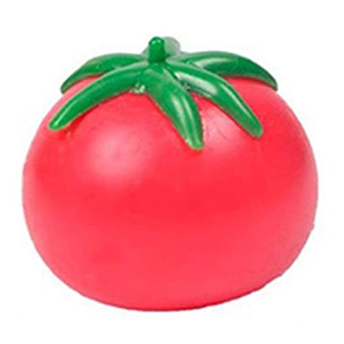 Tomaten -Squeeze -Spielzeug simulierte weiche Angst Reduzierer Stressabbau Spielzeug für Kinder Erwachsene Stress Relief Squeeze Ball Spielzeug von XUEYEGONGJI