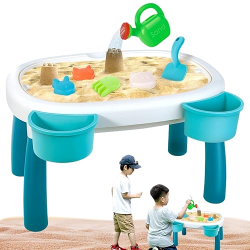 Wassertabelle 13 PCs/Set Wassertabelle für Kindersicherheit Sand Tisch für 3+ Jahre alte Kleinkind -Wassertabelle mit Strandspielzeug für Jungen Mädchen im Freien Aktivität Sensory Play Tis von XUEYEGONGJI