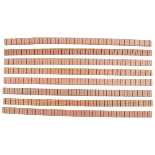 XUEYEGONGJI 8pcs Gitarrenkantenverkleidung, Holzput -Bindungs ​​-Gitarrenschleifstreifen für Gitter -DIY -Vorräte, Picks, Picks von XUEYEGONGJI