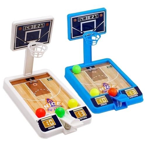 XUEYEGONGJI Basketball -Desktop -Spielzeug, 2PCS -Desktop -Basketballspiel, Kinderbasketball -Tabletop -Spiel, Tabletop -Basketballspiel für Kinder von XUEYEGONGJI