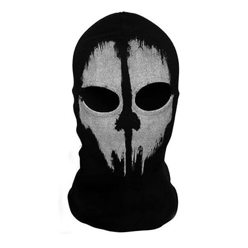 XUEYEGONGJI Ghost Skull Maske Balaclava Fahrrad Skateboard Geisterschädelmaske für Cosplay -Kostüm -Fahrrad -Outdoor -Sportgesichtsmaske von XUEYEGONGJI