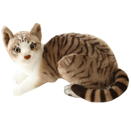 XUEYEGONGJI Katze Plüsch, 10in Chinese Li Hua Katze, realistische Katzenpuppe, Stofftiere Katze, Stoffkatze Plüsch, Stoffkatze Plüsch für Kinder von XUEYEGONGJI