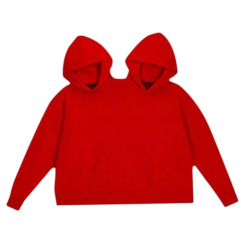 XUEYEGONGJI Paare Hoodies, Langarmpullover Paare Sweatshirts mit Tasche, intime passende Paar Hoodies, Unisex -passende Sweatshirts für Paare tragen, die Geschenke tragen, passende Hoodies für Paare von XUEYEGONGJI