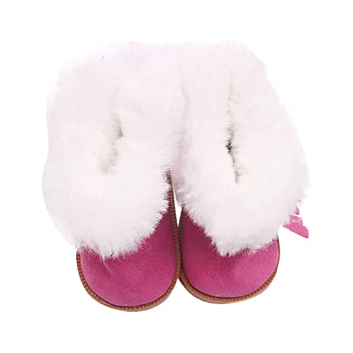 XUEYEGONGJI Puppenschnee Stiefel Doll Winterstiefel Mode Winter Mini Simulationsschuhe 18 Zoll Puppen Dekor Schneestiefel Multi -Funktion Doll Dekor Accessoire Kinder so tun Spielzeug tun Spielzeug von XUEYEGONGJI