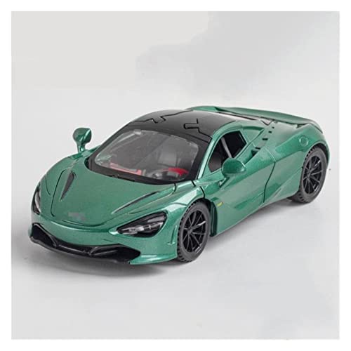 XUJIAM Pull-Back-Modell Für 720S Alloy Diecast Car Model Vehicles Super Car 1/32 Anteil (Size : Green No Box) von XUJIAM