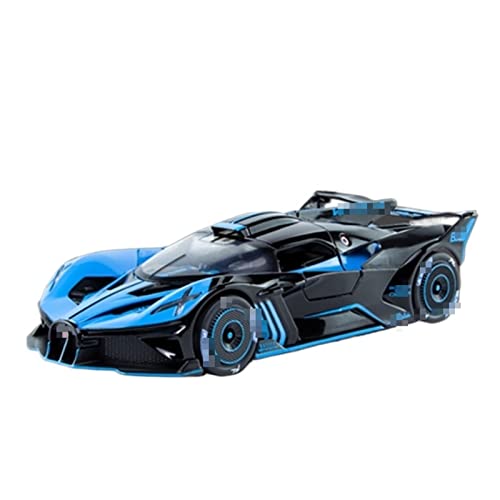 XUJIAM Pull-Back-Modell Für Bolide Alloy Sports Car Model Diecasts Metal Car Model 1:24 Anteil (Size : Blue) von XUJIAM