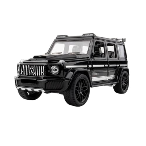 XUJIAM Pull-Back-Modell Für G800 SUV Legierung Auto Modell Druckguss Metall Geländewagen 1/22 Anteil (Size : Black No Box) von XUJIAM