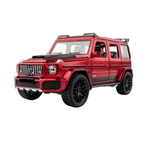 XUJIAM Pull-Back-Modell Für G800 SUV Legierung Auto Modell Druckguss Metall Geländewagen 1/22 Anteil (Size : Red No Box) von XUJIAM