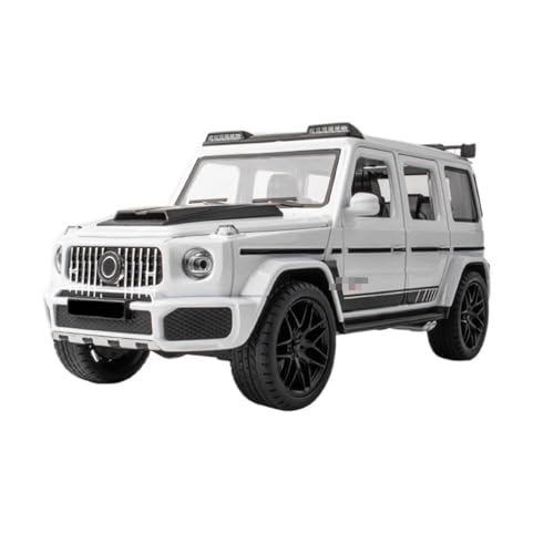 XUJIAM Pull-Back-Modell Für G800 SUV Legierung Auto Modell Druckguss Metall Geländewagen 1/22 Anteil (Size : White No Box) von XUJIAM