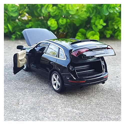 XUJIAM Pull-Back-Modell Für Q5 SUV Alloy Car Model Diecasts Vehicle Metal Car Model 1:32 Anteil (Size : Noir) von XUJIAM