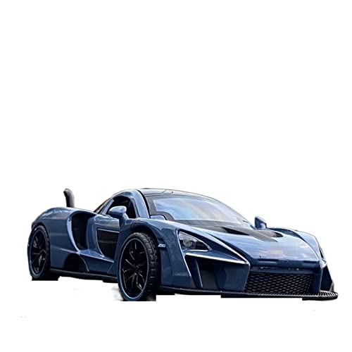 XUJIAM Pull-Back-Modell Für Senna Alloy Sports Car Model Diecast Metal Car Model 1/32 Anteil (Size : Blue) von XUJIAM