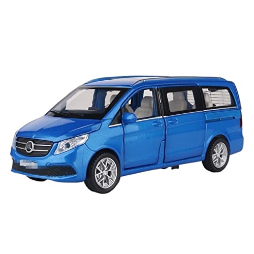 XUJIAM Pull-Back-Modell Für V260 MPV Legierung Auto Modell Druckguss Metall Auto 1:32 Anteil (Size : Blue) von XUJIAM