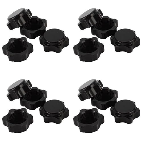 XUJIAN 16 Teilige Aluminium Rad Naben Abdeckung Anti Abdeckung 17 mm Sechskant Mutter für 1/8 RC Auto, Schwarz XUJIAN 16 Teilige Aluminium Rad Naben Abdeckung Anti Abdeckung 17 mm Sechskant Mutter für 1/8 RC Auto, Schwarz von XUJIAN