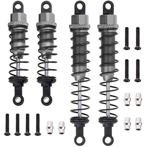 XUJIAN Metall gefüllt mit und hinten Stoßdämpfer für 1/12 12428 12423 Auto, ferngesteuert, Roboter, Titan von XUJIAN
