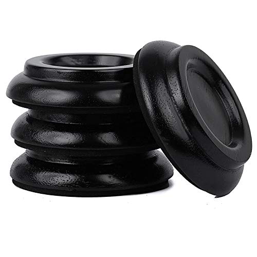 Piano Caster Cups Piano Wheels Piano Leg Foot Pads Protektoren Set von 4 in , Schwarz von XUJIAN