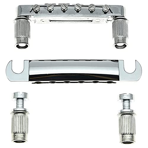 Tune-O - Brücke und Saitenhalter Set Nieten für ABR-1 Bridge Style LP E-Gitarre, von XUJIAN