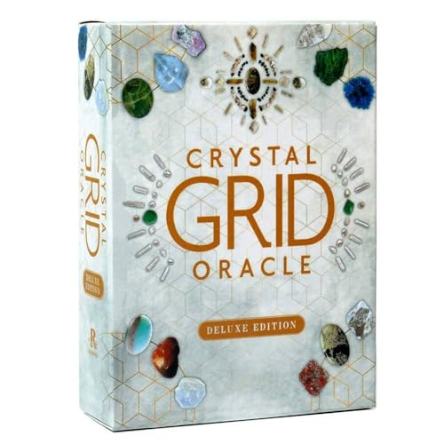 XUJIEE Crystal Grid Oracle Deluxe Edition Kartendeck von Nicola McIntosh Tarot 72 Karten Crystal Kingdom Energy ﻿ ﻿ ﻿ ﻿ Crystal Grid Oracle Deluxe Edition von XUJIEE