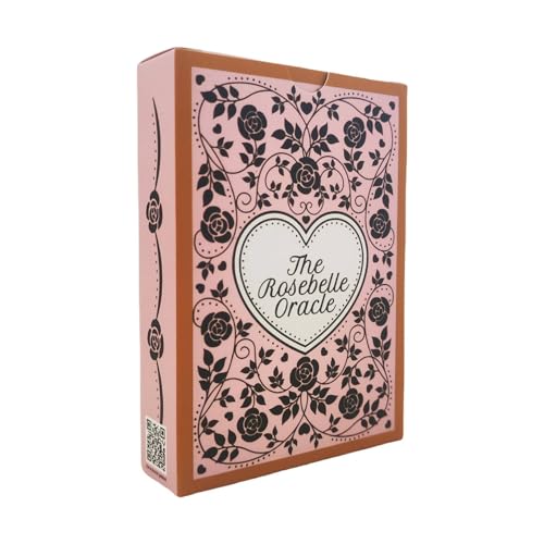 XUJIEE Die Rosebelle Oracle Cards sind eine englische Version mit 65 Divination Edition-Brettspielkarten zum Spielen auf Partys The Rosebelle Oracle von XUJIEE