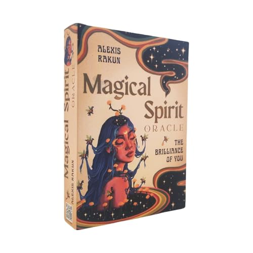 XUJIEE Magischer Geist Oracle Tarotkarten A 44 Englische Version Brettspiele Familienfeier Mystische Wahrsagerei Tarotkarten Magical Spirit Oracle von XUJIEE