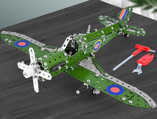 3D-Metallpuzzle-Modellflugzeug-Bausätze, Flugzeugmodell Im MaßStab 1:32, Beste Flugzeuggeschenke FüR Hurricane-Fighter-Fans, Handgemachte Geschenke für Weihnachten Geburtstag von XUKPO