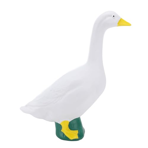 XUMIUZIY Weiße Gänsedekoration, 18 cm Elegantes Design Hochglanze Außengans Statue für Gartenpandsch Im Freien XUMIUZIY Weiße Gänsedekoration, 18 cm Elegantes Design Hochglanze Außengans Statue für Gartenpandsch Im Freien von XUMIUZIY