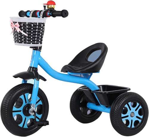 7-in-1 Kleinkind Dreirad, Kinder Dreirad mit Eltern Push Handle, mini Easy Steer Bike, Kleinkind Dreirad Baby Walker für 1-5 Jahre alt Jungen Mädchen(Blue) von XUNCHAO