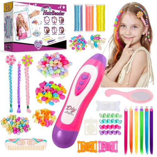 XUNIVERS Haarflechter Automatische für Kinder,Flechthilfe Haare Braider,Flechthilfe Haare für Kinder Bastelsets,Kinder Hair Braiding Machine DIY Haardekorations,für Kinder von 5-12 Jahren von XUNIVERS