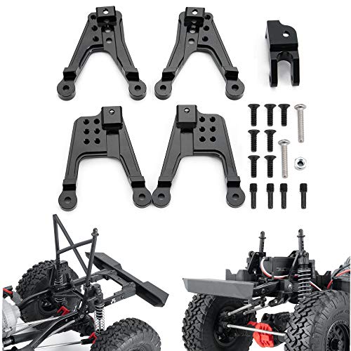 ZuoLan 1 Set Aluminum RC Stoßdämpfer Halter,Front/Rear Shock Tower Hoops for AXIAL SCX10 II 90046 90047 RC Upgrades Part von ZuoLan