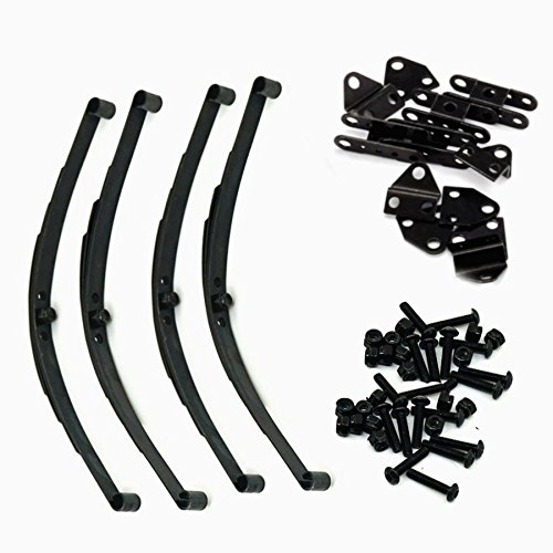 Black 1 Set Leaf Springs Set HighLift Chassis for D90 1/10 RC Crawler Auto Upgrade Parts von ZuoLan