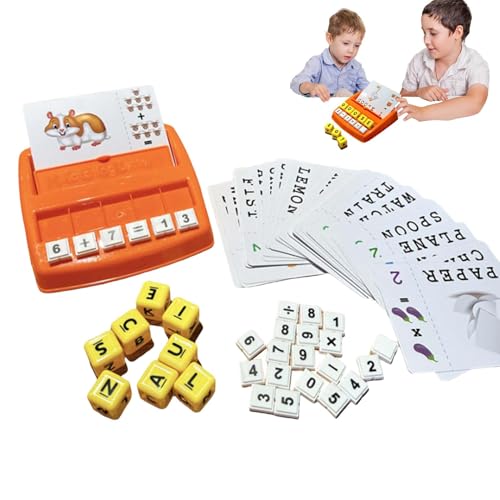 XUQEAYWD Buchstaben-Matching-Spiel, Buchstabenspiele für den Kindergarten,Mathe-Lernspiel-Spielzeug | Passendes Buchstabenspielzeug, pädagogische Kindergarten-Frühlernkarten für Kinder, Mädchen und von XUQEAYWD