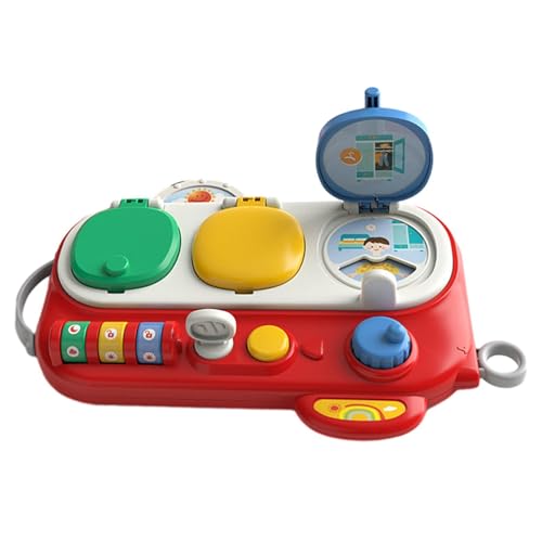 XUQEAYWD Busy Sensory Toys, Busy Toy für Kleinkinder - Sensorisches Spielspielzeug - Aktivitätstafel für und Mädchen ab 3 Jahren zum Erlernen der Feinmotorik von XUQEAYWD