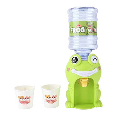 Wasserspender Spielzeug, Niedliche Form Kunststoff Mini Wasserspender Maschine Lernspielzeug (Fensterbox/Verspielter Frosch) von XUXHOU