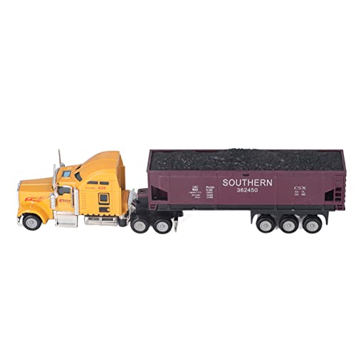 XUXHOU 1:65 Transport-LKW-Modell, Hochsimulierte Legierung, Zurückziehbare Transportfahrzeuge, LKW-Auto-Modell, Spielzeug für (Stil 1) von XUXHOU