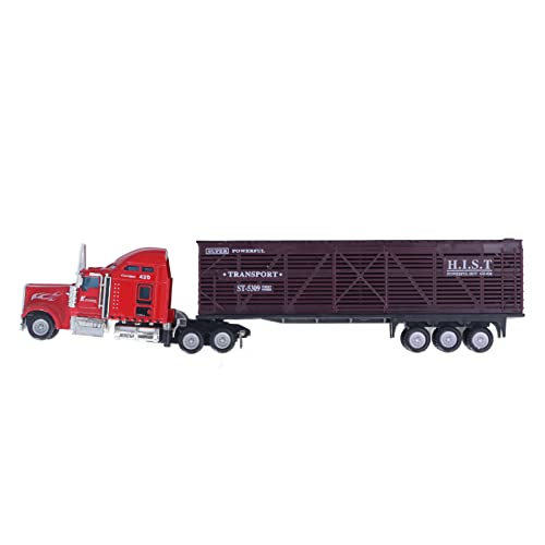 XUXHOU 1:65 Transport-LKW-Modell, Hochsimulierte Legierung, Zurückziehbare Transportfahrzeuge, LKW-Auto-Modell, Spielzeug für (Stil 2) von XUXHOU