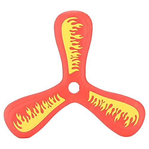 XUXHOU Bumerang-Spielzeug, Eva-Wurf-Fang-Spielzeug, 3-Blatt-Flugspielzeug für, Interaktives Eltern-Kind-Spiel Im Freien (Rot) von XUXHOU