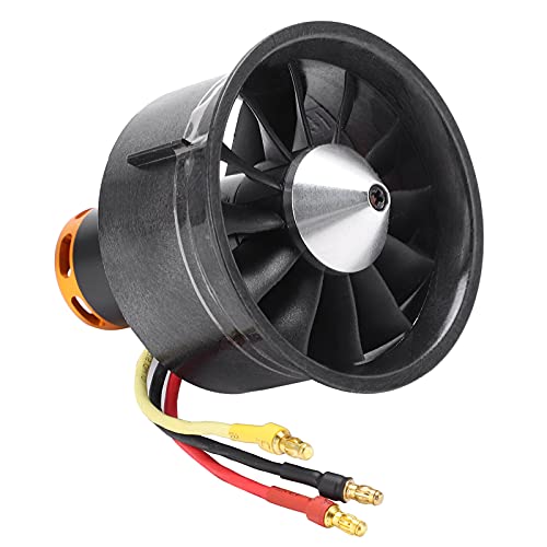 XUXHOU Kanalventilator mit Motor, 64 -mm -EDF 12 -Blades Ablüfter mit 2822–4300 KV Bürstenloser Motor für RC -Flugzeug von XUXHOU