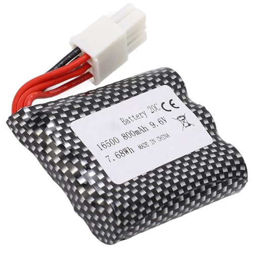 XUXHOU RC -Auto -Lithiumbatterie, Tragbarer 9,6 -V -RC -Batterie 800mAh Hohe Rate für S911 S912 9115 9116 Fernbedienungsauto XUXHOU RC -Auto -Lithiumbatterie, Tragbarer 9,6 -V -RC -Batterie 800mAh Hohe Rate für S911 S912 9115 9116 Fernbedienungsauto von XUXHOU
